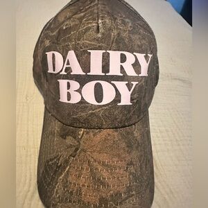 Dairy Boy Brown Camouflage Hat